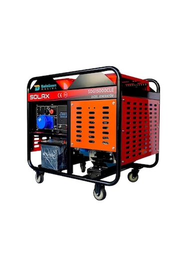 Solax SDG15000CLE 12KW Monofaze Marşlı Dizel Jeneratör