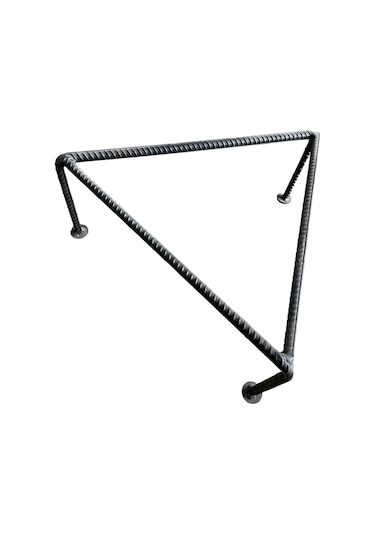 Sac Ayağı Ocak 40 X 40 Cm Kalın Demir Büyük Boy