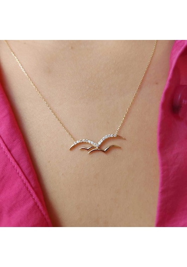 Bilezikhane Altın Martı Kolye 30233771