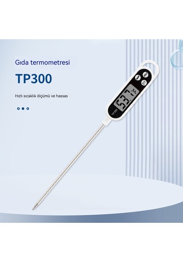 Jian Fan Yağsıcaklığısüttutu Sıvını Ölmek İçin "mutfakgıda Probu Termometresi" Beyaz