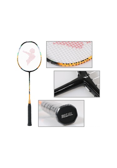 Geeksen Yeşil Karbon Fiber Badminton Raketi Seti 2 Kişilik - Taşınabilir Çanta İçeren Hafif Ve Dayanıklı Spor Aleti