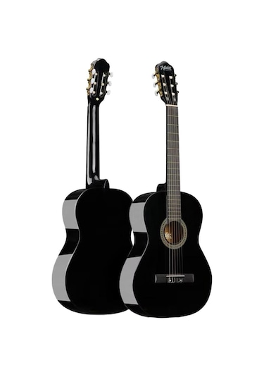 Midex Cg-270bk Siyah Klasik Gitar 4/4 Yetişkin Boy Sap Ayarlı Full Set