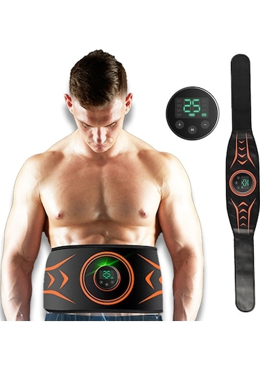 Artfulabode Zayıflama Tonlama Masaj Kemeri Leezsing Göbek Bölgesi İçin Fitness Ems Ekipmanı Egzersiz Antrenörü Jl Çok Renkli