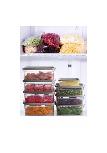 Nandy Home 4'lü Set Easybox Mikrodalga Ve Difrizde Kullanılabilen Saklama Kabı Seti Antrasit