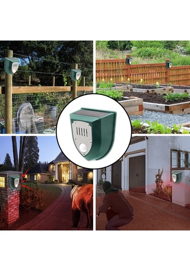 Cbtx N911M Solar Rouse Alarm Lambası Kızılötesi İndüksiyon Hayvan Kovucu
