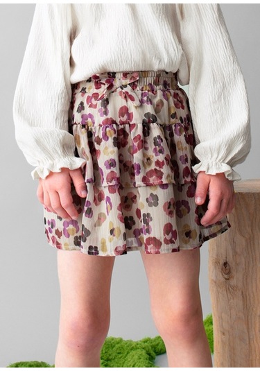 Mayoral Kırmızı Kız Çocuk Katlı Etek 4902 Kırmızı