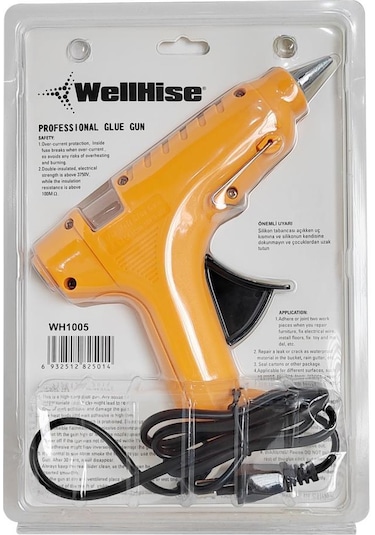 WellHise WH1005 60W Sıcak Mum Silikon Tabancası Glue Gun