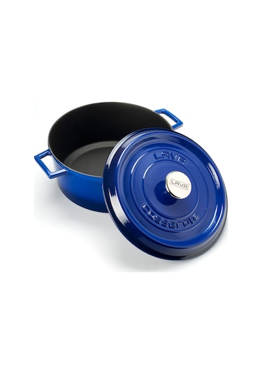 Lava Döküm Yuvarlak Tencere Trendy Çap 28Cm