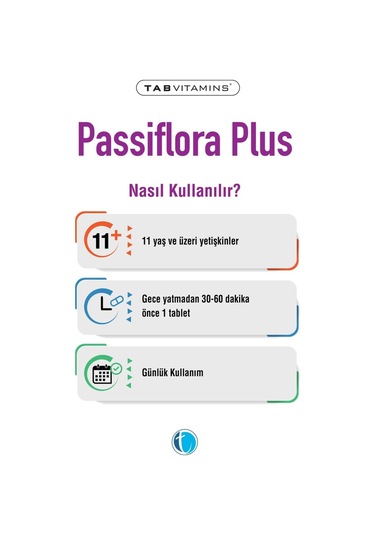 Tabvitamins Passiflora Plus 30 Tablet