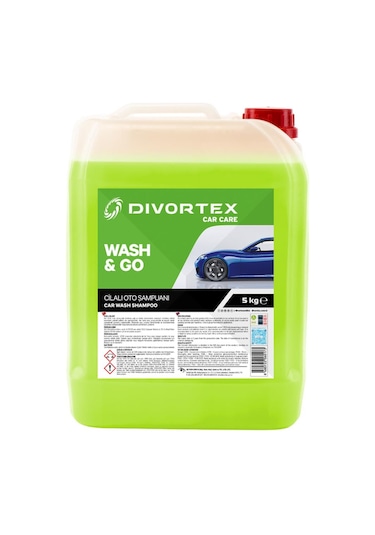 Divortex Wash & Go Oto Şampuanı 5 KG