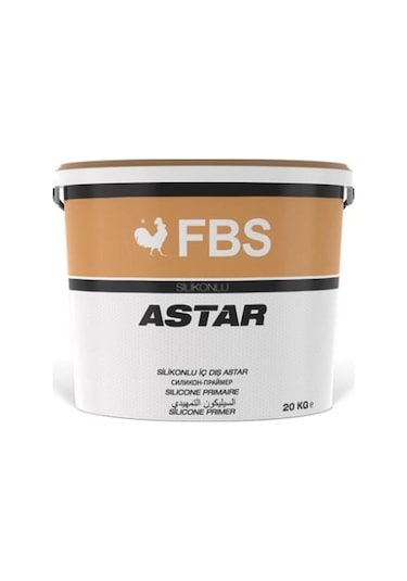 Fbs Silikonlu İç Dış Cephe Astarı 20 Kg Beyaz