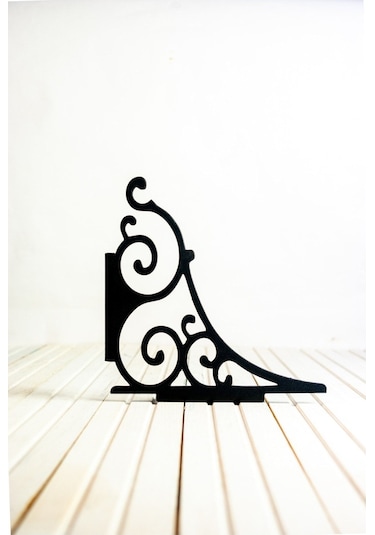Metal Raf Ayağı 4'lü Set (4 Adet Raf Ayağı + Dubel + Vida)