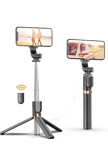 Pro K8 Selfie Çubuğu -130 Cm Uzaktan Kumandalı