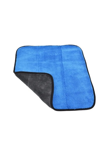 Mavi Renk Mikrofiber Araç İç Dış Yıkama Temizleme Kurulama Bezi