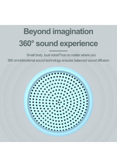 Teltree Düşük Tüketimli Bt 5.0 Mini Hoparlör, Taşınabilir Outdoor Ses Cihazı, 3w Güç, 400mah Pil, Mavi Renk