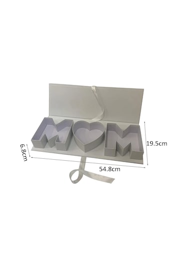 Anne Mektup Şekilli Boş Çiçek Kutusu Anneler Günü Moda Çiçek Çok Renkli