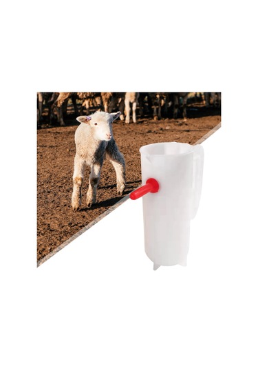 Suntek 800ml Kuzu Besleme Kapları Küçük Kuzu Keçi Beyazı