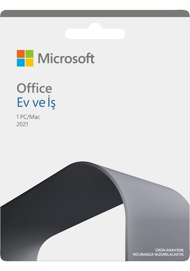 Microsoft Office 2021 Ev Ve Iş Türkçe Kutu Ömür Boyu Lisans Pc/Ma (561123343)
