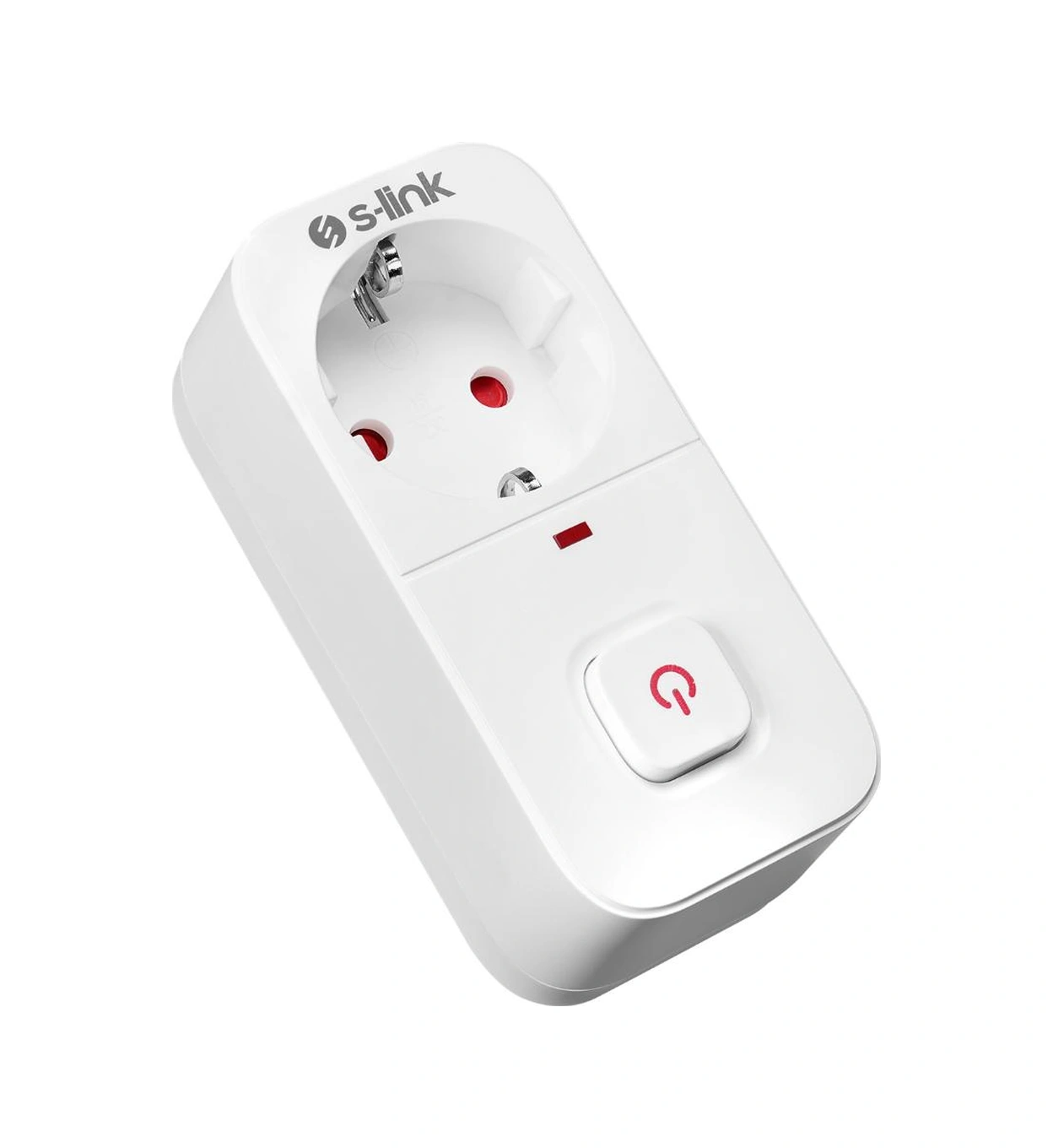 S-link Sl-010 16a/250v 750 Joule Anahtarlı Isıya Duyarlı Devre Ve Akım Korumalı Tekli Priz S-link 0