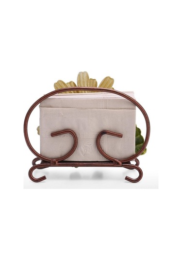 Xianwen Geeroyoo Şık Papatya Desenli Demir Peçetelik - Modern