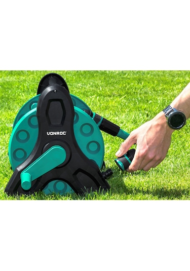 Vonroc Sulama Hortum Makara Seti – 10M Bahçe Hortumu