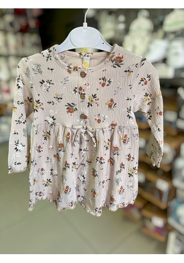 Babydoll Elbise Via Ekru Açık Bej