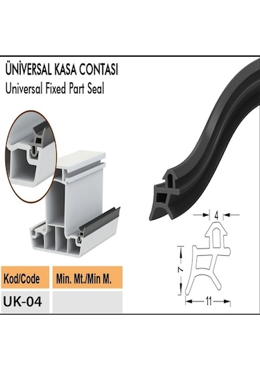 Pvc Kapı Pencere Fitili Contası Pimapen Conta Gri (546058890)