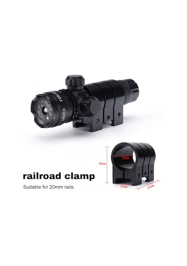 Yeşil Optik Maser Pointer Yüksek Güçlü Taktik El Fenerleri Usb Şarj Edilebilir Ayarlanabilir Ray Montajlı İşaret Kalemi Siyah