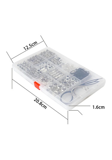 Suntek 180x Dreadlocks Boncuk Dread Locks Saç Örgü Uzatma Takı Gümüş