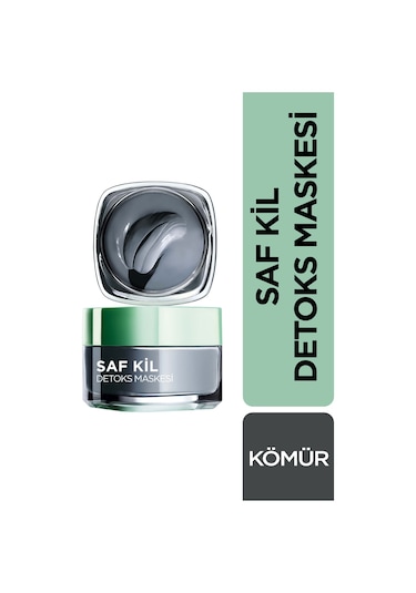 L'Oreal Paris Saf Kil Detoks Yüz Maskesi 50 ML