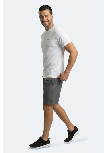 Slazenger Haunted I Erkek Beyaz Tişört