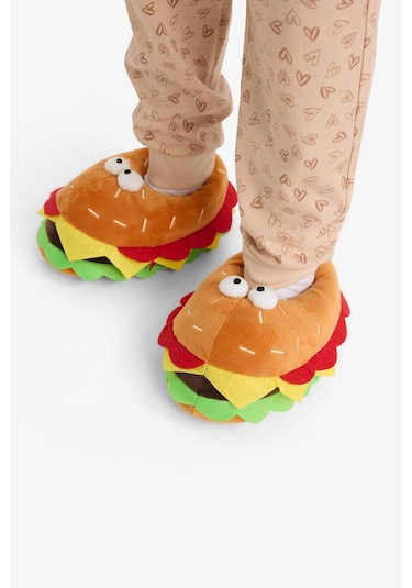 Defacto Erkek Çocuk Düz Taban Panduf F1937a825wnkr1 Çok Renkli