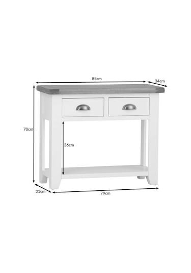 Masifart Della 85 Cm 2 Cekmeceli  Dresuar Beyaz