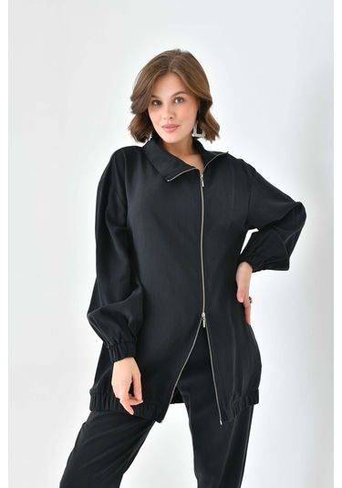 Ftz Women Kadın Modal Pantolonlu Takım Siyah 30716-siyah Siyah