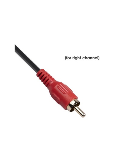 Flybuy Tv/dvd/amfi Ses Rca Maiyame Kaplama Kablosu Erkek Erkek Çift Bağlantısı Altın 6.35mm 1.5m - Ki