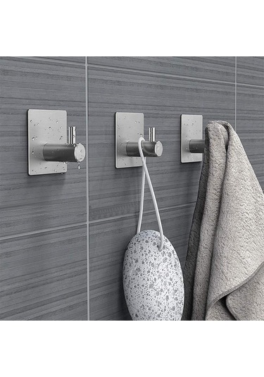 Tuvalet Kağıdı Tutucusu - Kampçılar, Banyo, Mutfak İçin 2 Asma Kancalı Fırçalanmış Nikel Yapışkanlı Tuvalet Kağıdı Tutucusu Gümüş Tuvalet Kağıdı Tutucusu - Kampçılar, Banyo, Mutfak İçin 2 Asma Kancalı Fırçalanmış Nikel Yapışkanlı Tuvalet Kağıdı Tutucusu Gümüş