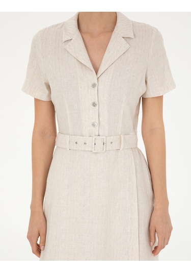 Pierre Cardin Kadın Kum Tulum Dokuma 50284673-vr085 Kum Bej