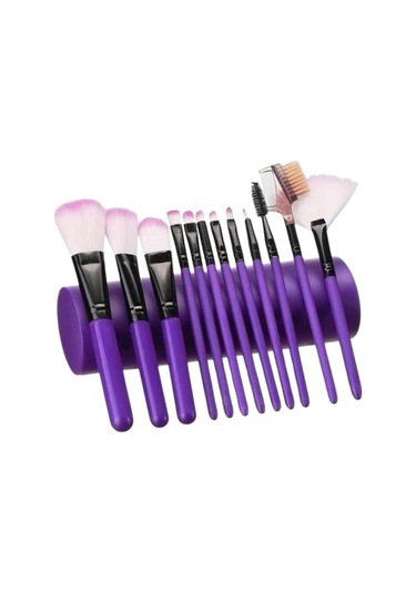 Tüm Yüz İçin 12 Li Makyaj Fırçaları