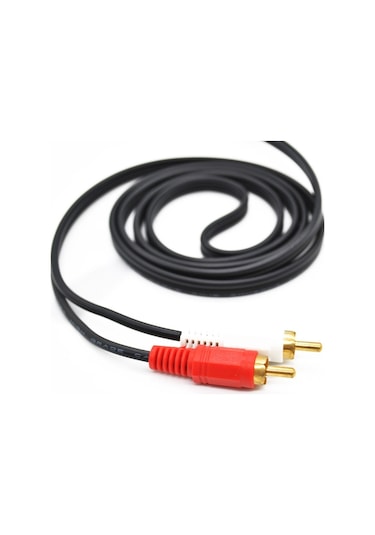 Electroon 2Rca - 3.5Mm Stereo Aux Kablo 3 Metre Gold