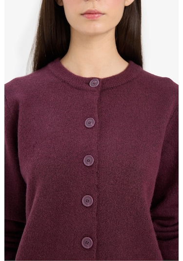 Defacto Regular Fit Bisiklet Yaka Basic Düz Düğmeli Soft Touch Yumuşak Triko Hırka E3654ax25wnbr467 Bordo Defacto Regular Fit Bisiklet Yaka Basic Düz Düğmeli Soft Touch Yumuşak Triko Hırka E3654ax25wnbr467 Bordo