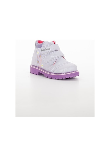 Şirin Bebe Ortopedik Cırtlı Lila Kız Çocuk Bot-2125 Lila