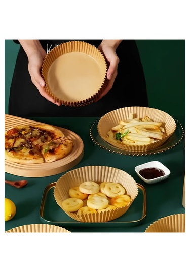 Air Fryer Pişirme Kağıdı 100 Adet Hava Fritözü,yuvarlak Model