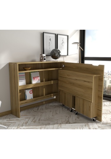 Sakura Frn-22048 İndependent Çalışma Masası Kahverengi