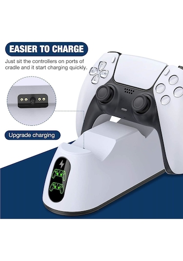Comse PS5 Joystick Dualsense Göstergeli Şarj Istasyonu 0516