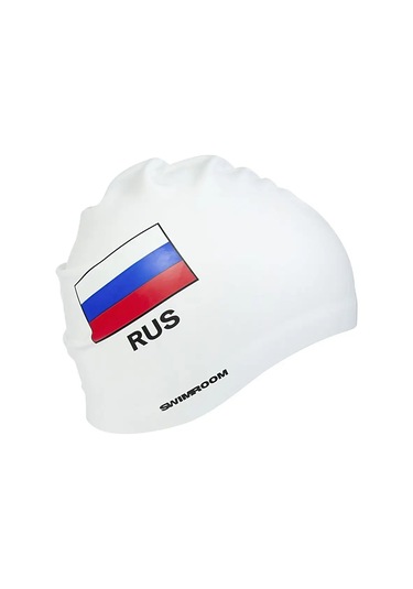 Swimroom Rus Flag Silikon Yüzme Bonecuğu 164860503 Beyaz