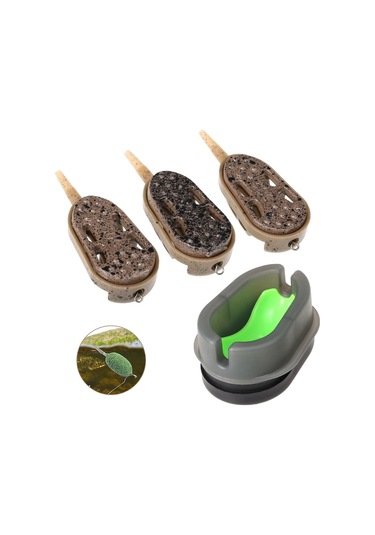 3 Adet Balıkçılık Besleyici Kalıp Hızlı Bırakma Kalıpları Sazan Balıkçılık Yem Tutucu Aracı, Seçenekler 40 & 50 & 60g