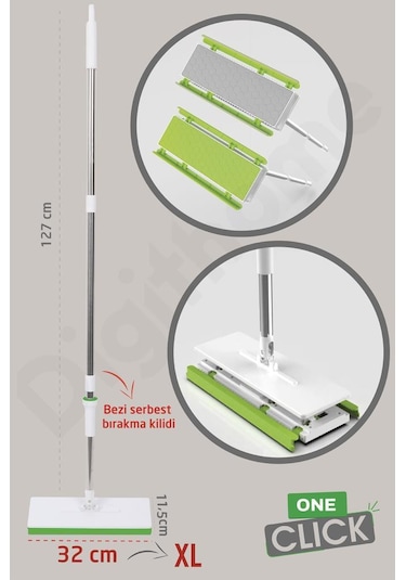 Digithome One Click Akıllı Mop Paleti XL 32 CM