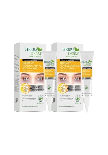 Herba derm torba ve morluklara karşı göz altı kremi x2