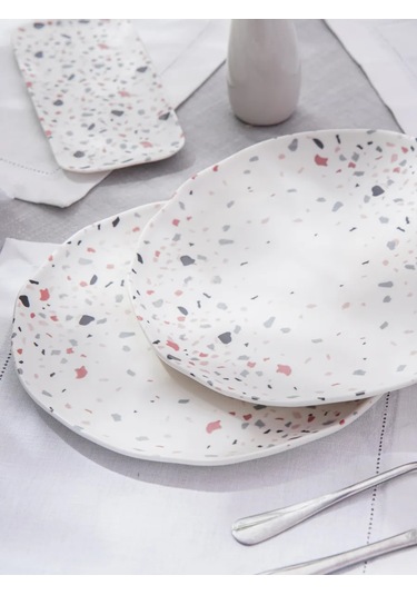 Magistro 2 Kişilik Tabak Takımı D 27 Cm Yemek Tabağı 242991425 Beyaz