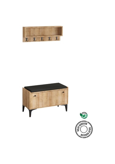 Decormet Lena Ayakkabılık Safir Meşe - Dec-20035 Çok Renkli